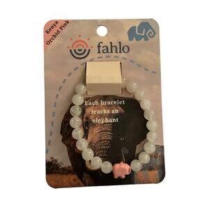 Fahlo Animal Tracking Bracelet, Elephant.  Color: Kenya Orchid Pink